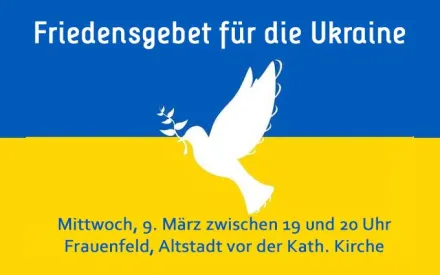 Friedensgebet - 09.03.22 Frauenfeld (Foto: Hansruedi Vetsch)