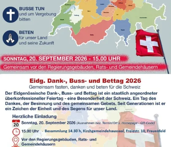 Flyer Bettag 2026 Frauenfeld (Foto: Ruth Krähenmann) Flyer Bettag 2026 Frauenfeld (Foto: Ruth Krähenmann)