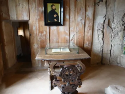 Der Schreibtisch von Martin Luther (Foto: Wolfgang Ackerknecht)